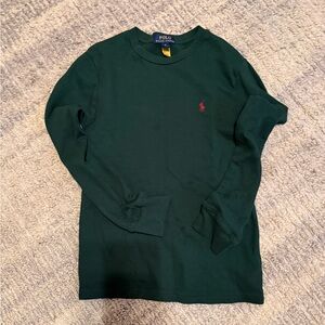 Polo by Ralph Lauren Kids Forest Green Long Sleeve Tee
